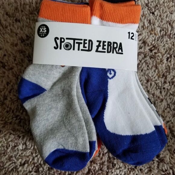 🦋3/$15💰Spotted Zebra Boy Socks 💥Final Price💥 - Picture 1 of 7